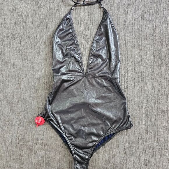 ZADIG & VOLTAIRE ONE-PIECE BLACK SKULL WOMEN'S SWIMSUIT size 8 - Picture 9 of 15